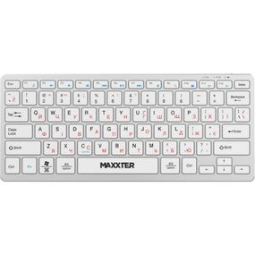 Клавиатура Maxxter KBW-C01S-UA Wireless UA White (KBW-C01S-UA)