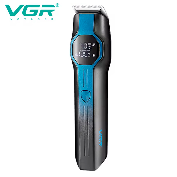 Набір для стрижки VGR 13 в 1 V-173 BLUE, 13 насадок, LED дисплей | Зображення 2