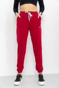 Спорт штаны женские двухнитка  цвет бордовый 129R1466
