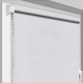 Рулонна штора Rolets Квіти 1-54281-300 30x170 см відкритого типу Біла