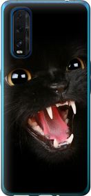 Чехол на Oppo Find X2 Чёрная кошка "932u-1891-17620"