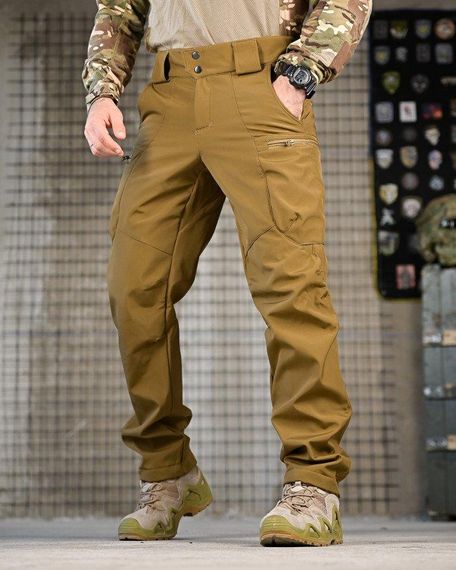 Тактичні штани софтшел DRAFT висока талія кайот ВТ76566 | Зображення 2