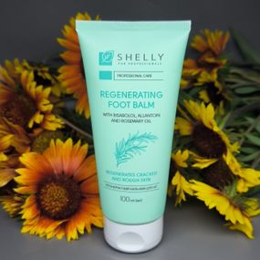 Регенерирующий бальзам для ног с бисабололом, аллантоином и маслом розмарина Shelly 100 мл