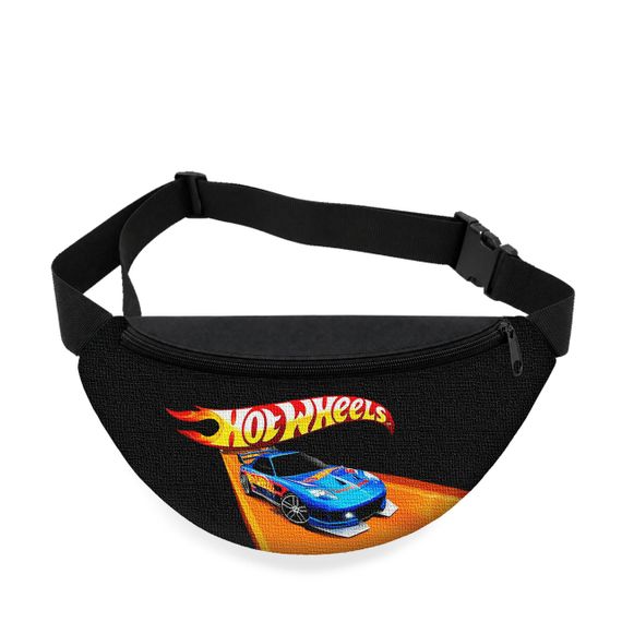 Детская сумка-бананка Hot Wheels 32х15 см на пояс или через плечо (5900)