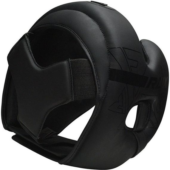 Шолом боксерський  RDX F6 KARA Matte Black S (капа в комплекті) | Зображення 3
