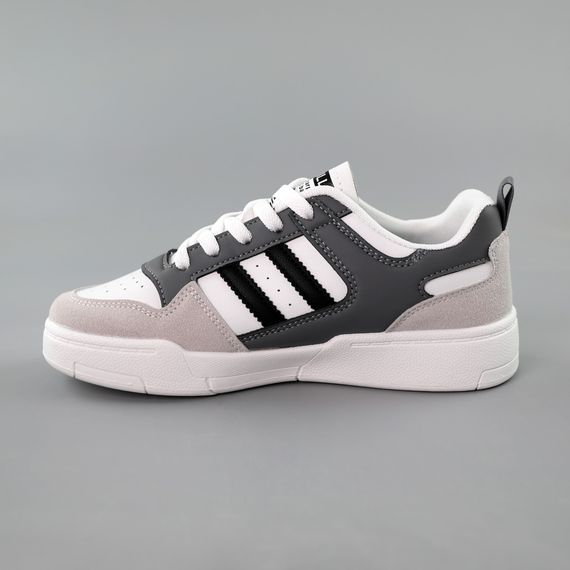 Кеди жіночі 591523 Сірі білі 36 37 38 39 40 41 | Зображення 2