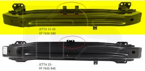 Шина переднего бампера VW Jetta VI '11-14 EUR (FPS) 5C6807109A