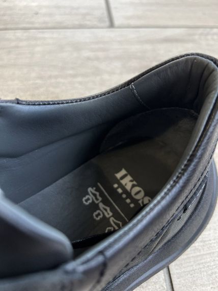 Кожаные черные кроссовки ИКОС 42 размер | Зображення 6