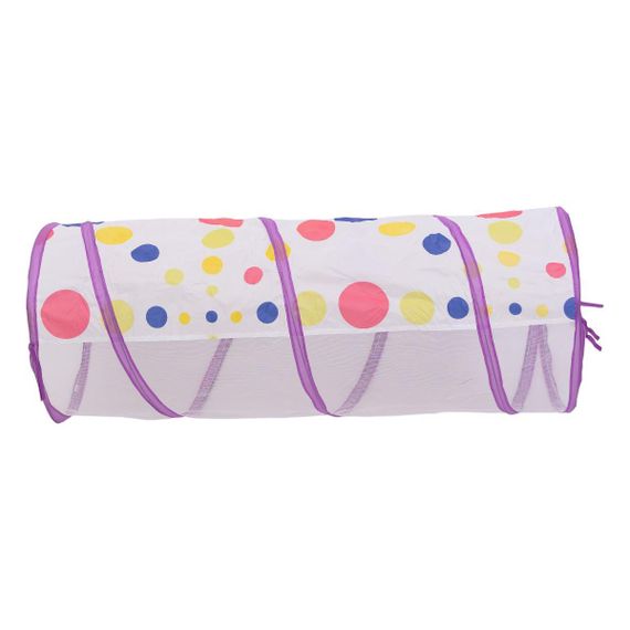 Намет дитячий 3 в 1 70×70×90 см ігровий намет з тунелем і басейном Фіолетовий HP-S-4NDV | Зображення 3