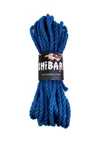 Джутова мотузка для шибарі Feral Feelings Shibari Rope, 8 м синя Sex Aura