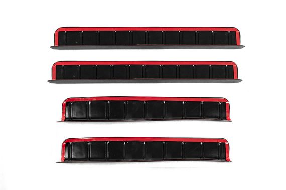 Накладки на дверные пороги EuroCap (4 шт, ABS) для Renault Clio V 2019- гг | Зображення 2