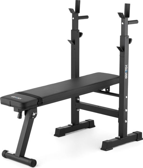 Скамья со стойками для тренировок со штангой Gymtek XL700 складная | Зображення 1