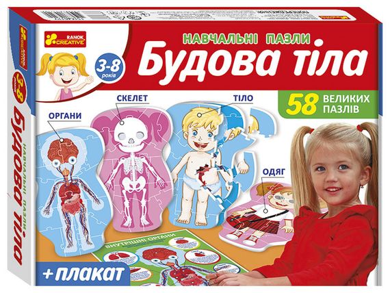 Пазл Будова тіла