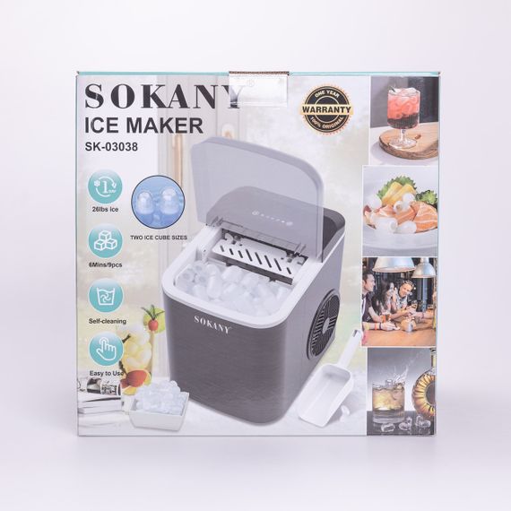 Льодогенератор для дому SOKANY  112 Вт SK-03038 | Зображення 7