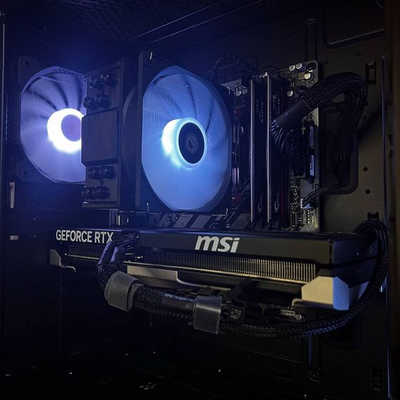 Збірка на замовлення: ігровий ПК Montech Air 1000 Premium Black Tower / AMD Ryzen 5 7500F (6 (12) ядер по 3.7 - 5.0 GHz) / 32 GB DDR5 / 1000 GB SSD M.2 / nVidia GeForce RTX 5060 Ti, 16 GB GDDR7, 128-bit / 750W | Зображення 4