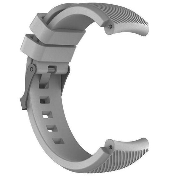 Силіконовий ремінець для годинника Samsung Galaxy Watch 46 mm SM-R800 - Grey | Зображення 2