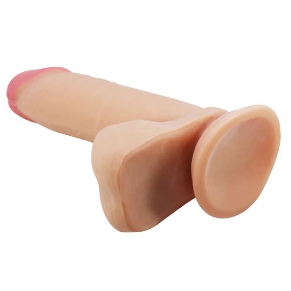 Фалоімітатор на присосці, з ефектом ковзної шкіри LyBaile - Sliding Skin 8.1”, BW-008017LP Sex Aura | Зображення 5
