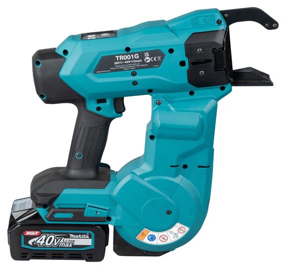 Пістолет для в'язання арматури акумуляторний Makita TR001GZ (1.6 мм, BL, XGT, 2.6 кг, без акумуляторів та зарядного пристрою) | Зображення 3