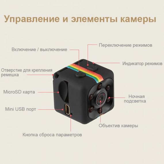 Мини камера видеонаблюдения SQ11 | Зображення 3
