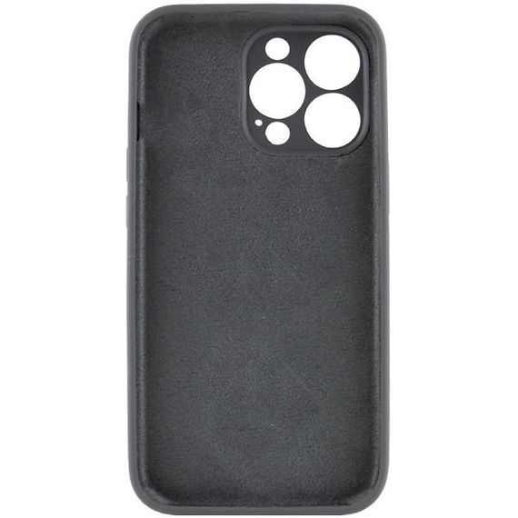 Чохол Silicone Case Full Camera Protective (AA) NO LOGO для Apple iPhone 16 Pro Max (6.9") Сірий / Dark Gray | Зображення 1
