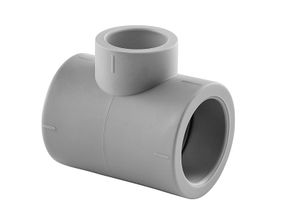 Трійник редукційний PPR Ø75x40x75 сірий колір ASCO® 2/20шт