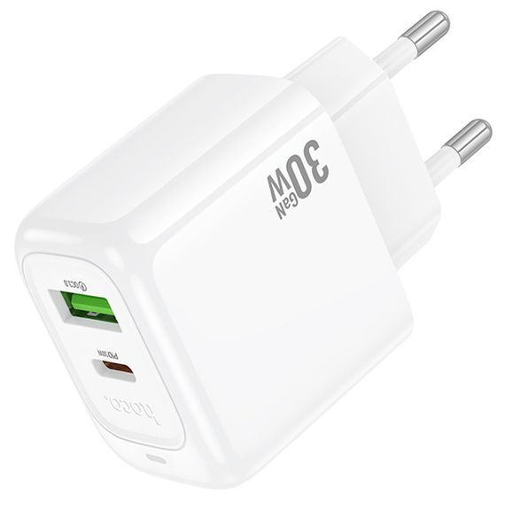 МЗП Hoco CS55A Surplus PD30W+QC3.0 (1USB-A/1C) White | Зображення 4
