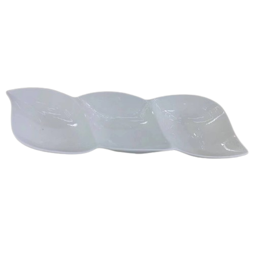 Блюдо LED SPATE / менажниця/ 3 секції/ 35х11.5 см