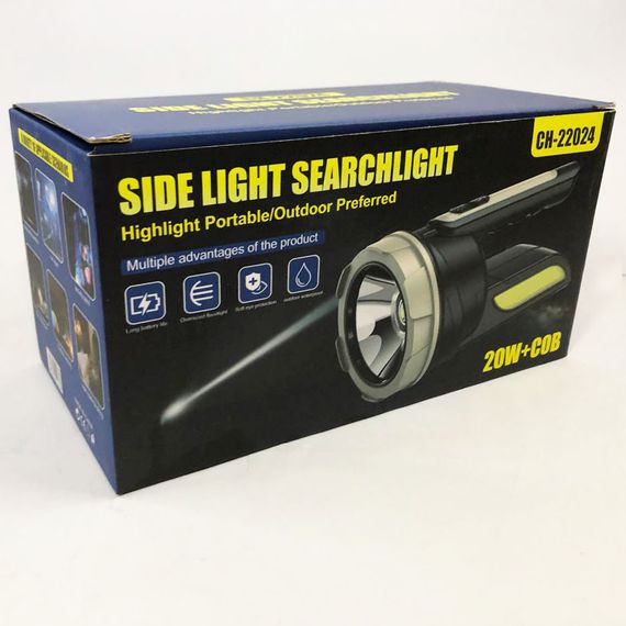Ліхтар переносний для кемпінгу з акб CH-22024-5W+COB, Ліхтар прожектор Акумуляторний повербанк OE-99 | Зображення 8