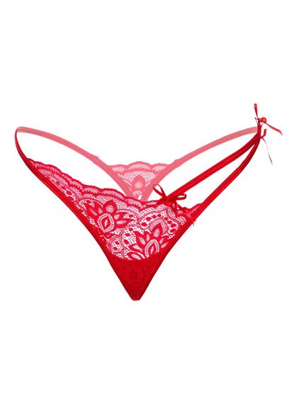 русики мереживні стрінги Daring Intimates Gina, червоний, S/M | Зображення 2