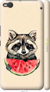 Чохол на HTC One X9 Єнотик з кавуном "4605m-783-2448"