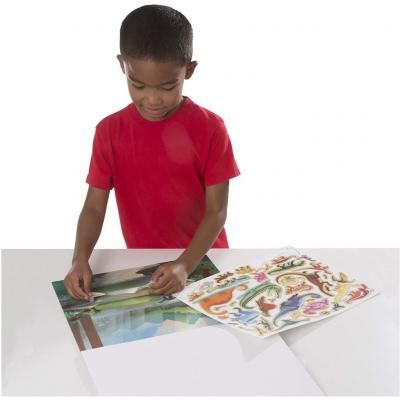 Набор для творчества Melissa&amp;Doug Набор многоразовых наклеек Доисторический мир (MD9341) | Зображення 3