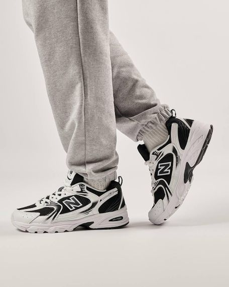 Мужские кроссовки New 530 Premium Basis White Black весна / літо / осінь A1156 | Зображення 3