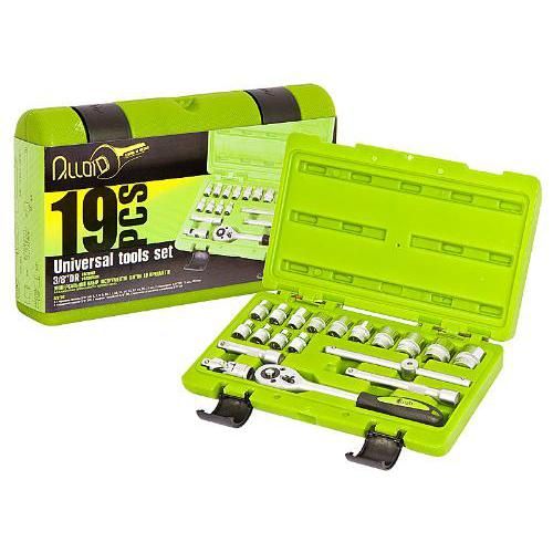 Набір головок 3/8", 19 предметів Alloid. 6-22 мм. | Зображення 9