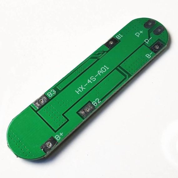 BMS 4S Контроллер заряда разряда (плата защиты) 6А-12A Li-Ion 18650 HX-4S-A10 | Зображення 1