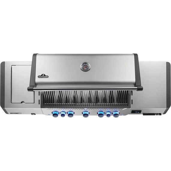 Газовий гриль Napoleon Prestige P 665 Connected з бічною конфоркою Sizzle Zone та вертілем (69632) нерж сталь P665VXRSIBPSS-RC Код: 013840 | Зображення 8