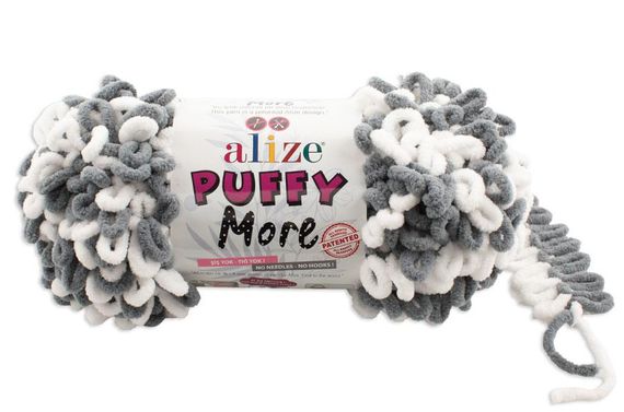 ALIZE PUFFY MORE 6558 алізе пуффі море алізе пуффі мо плюшева пряжа