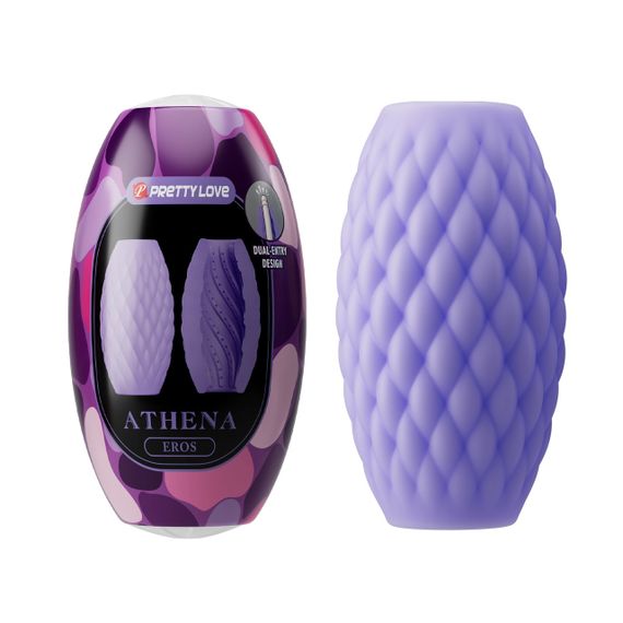 Мастурбатор яйцо Pretty Love - Athena EROS Purple, BM-00900T99-2 Sex Aura