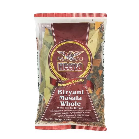 Цілі спеції для бірʼяні  Biryani Masala Whole Mix 200г Heera 5031416220671