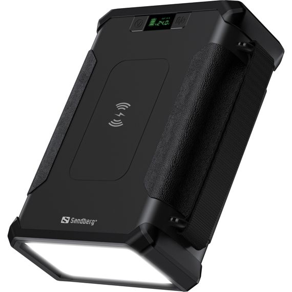 УМБ Sandberg Survivor 96000mAh DC84W PD USB-C60W Cigar Lighter 180W 2USB-A18W,Wireless LiFePo4 | Зображення 4