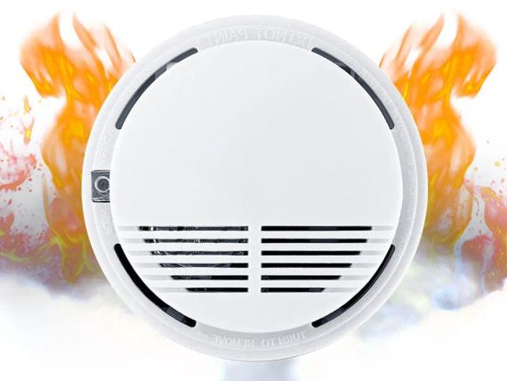 Бездротова система безпеки для домашньої сигналізації, Пожежний датчик для визначення диму JYX SS168 | Зображення 1