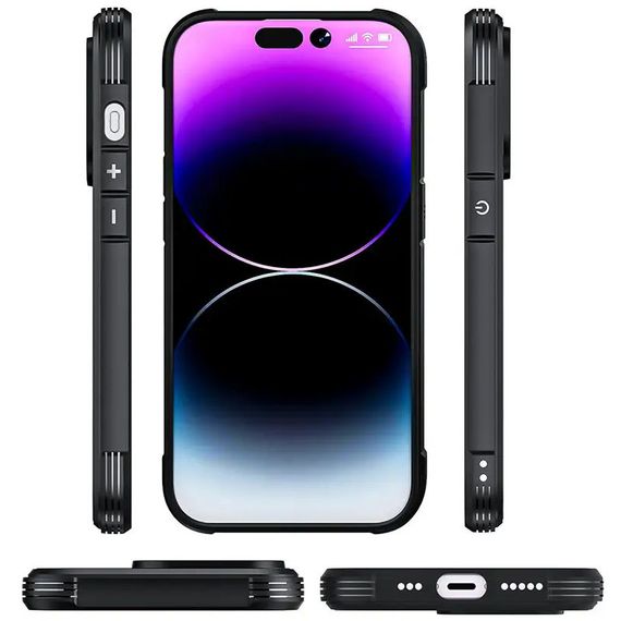 TPU+PC чохол Defense Clear with MagSafe для Apple iPhone 15 Pro Max (6.7") | Зображення 5