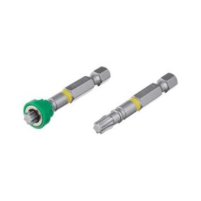 Комплект викруткових насадок Torx з обмежувачем T30 1/4"*50 мм, S2, пак. 2 шт., STORM INTERTOOL VT-02321