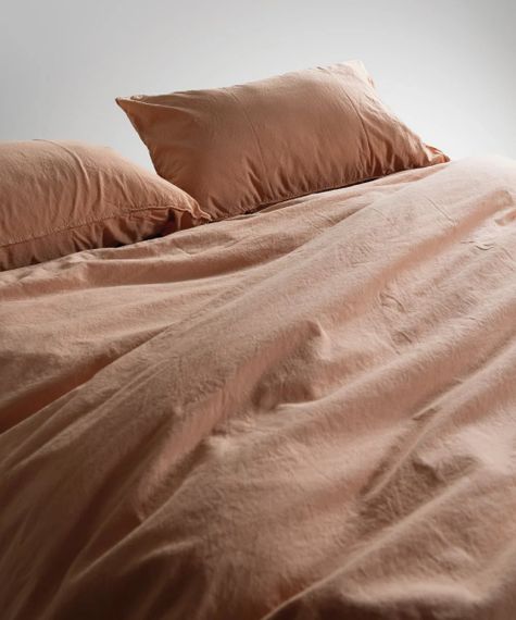 Постільна білизна Limasso Stonewashed Ranforce 200 х 220 см Toast | Зображення 4