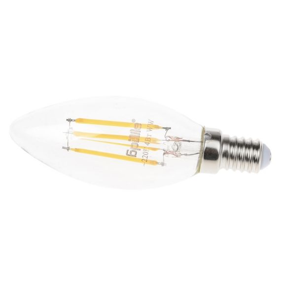 Лампа светодиодная LED 4W E14 COG WW C35 220V | Зображення 3