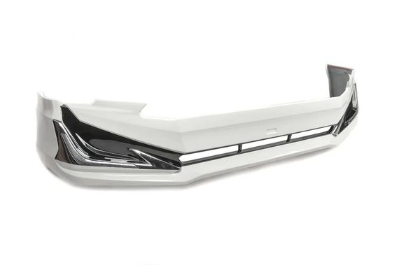 Накладка на передній бампер Modelista V3-LED (2017-) Білий колір для Toyota Land Cruiser Prado 150 2009-2023 рр | Зображення 1