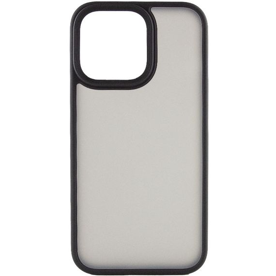 TPU+PC чехол Metal Buttons для Apple iPhone 13 Pro Max (6.7") Черный