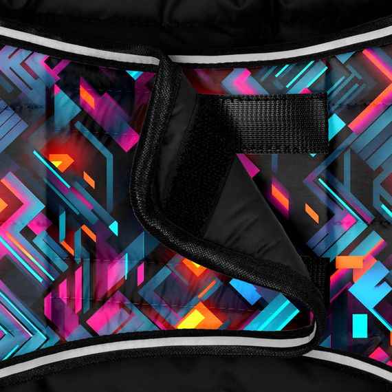 Курточка-накидка для собак WAUDOG Clothes, малюнок "Нескінченні світи", L, А 41 см, B 58-70 см, С 42-52 см | Зображення 3