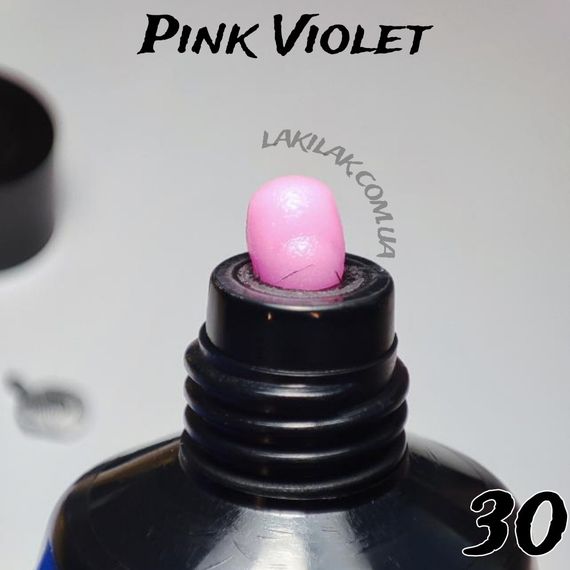 Полігель Designer №30 Pink Violet (в тюбике) 30мл | Зображення 2