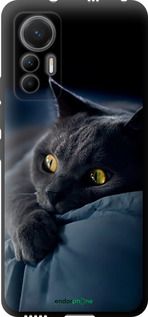 Чохол на Xiaomi 12 Lite Димчастий кіт "825b-2579-2448"