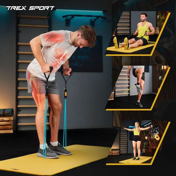 Набір резинок з еспандерами Trex Sport TX-050TSV різнобарвний | Зображення 2